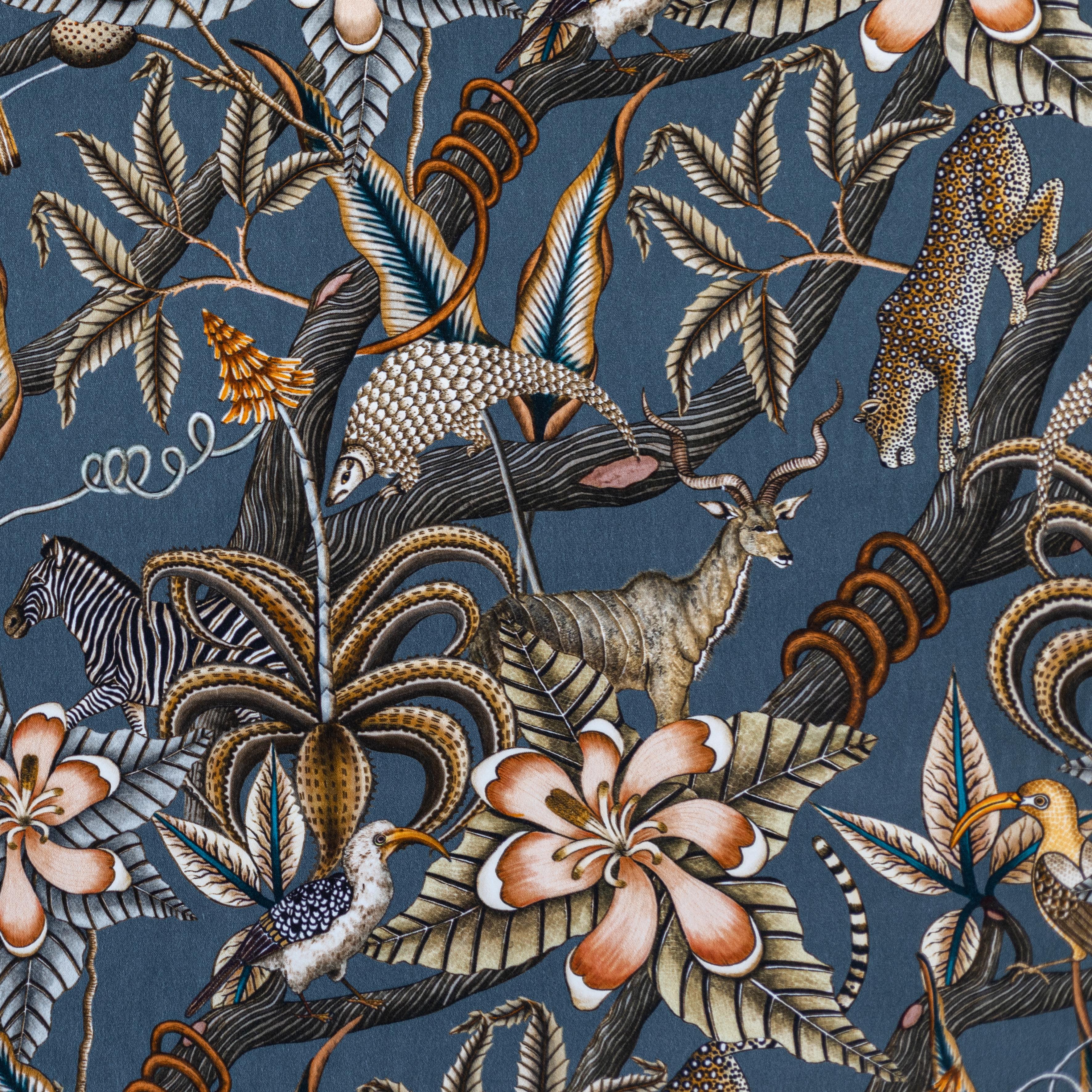 Pangolin Park Fabric - Velvet - Ash