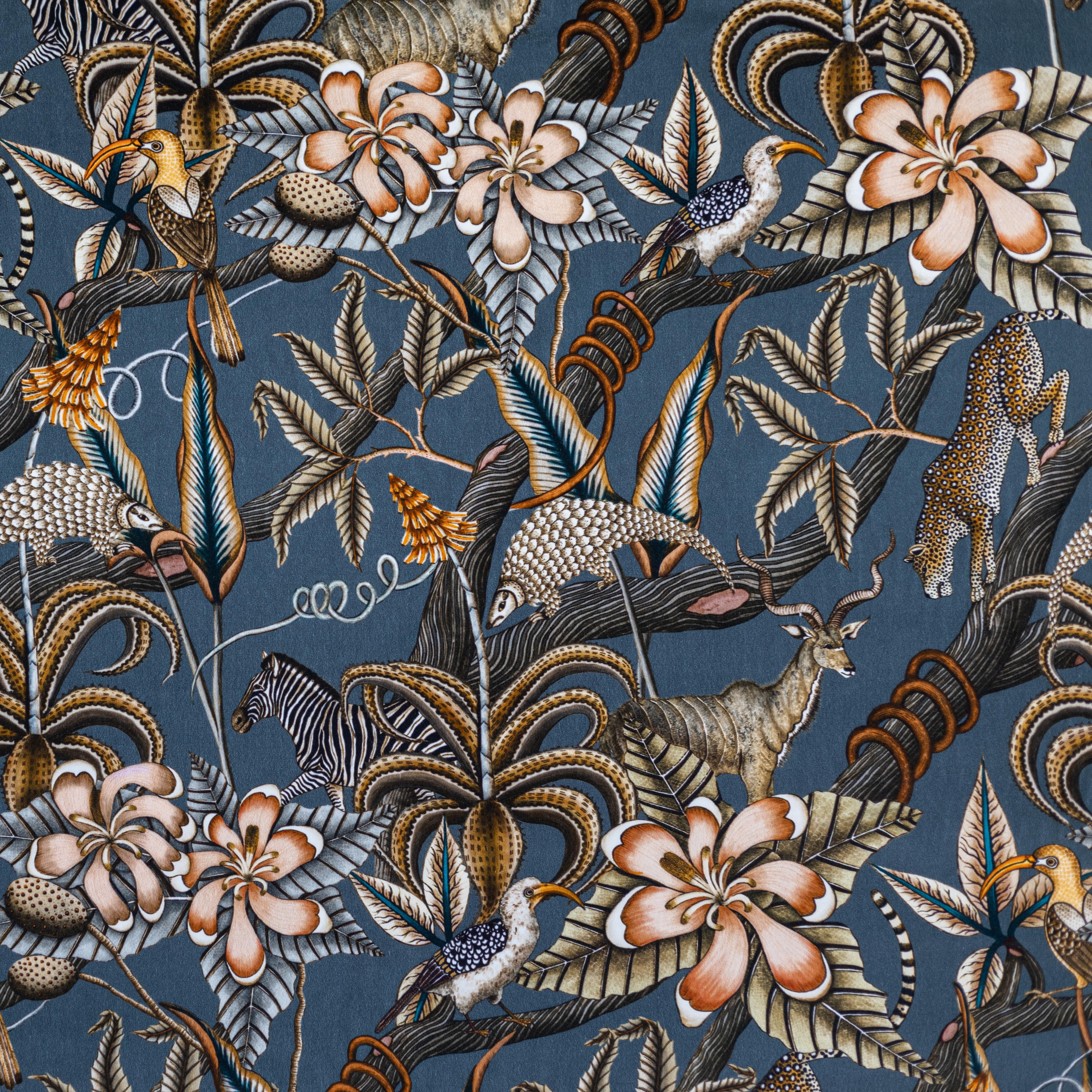 Pangolin Park Fabric - Velvet - Ash