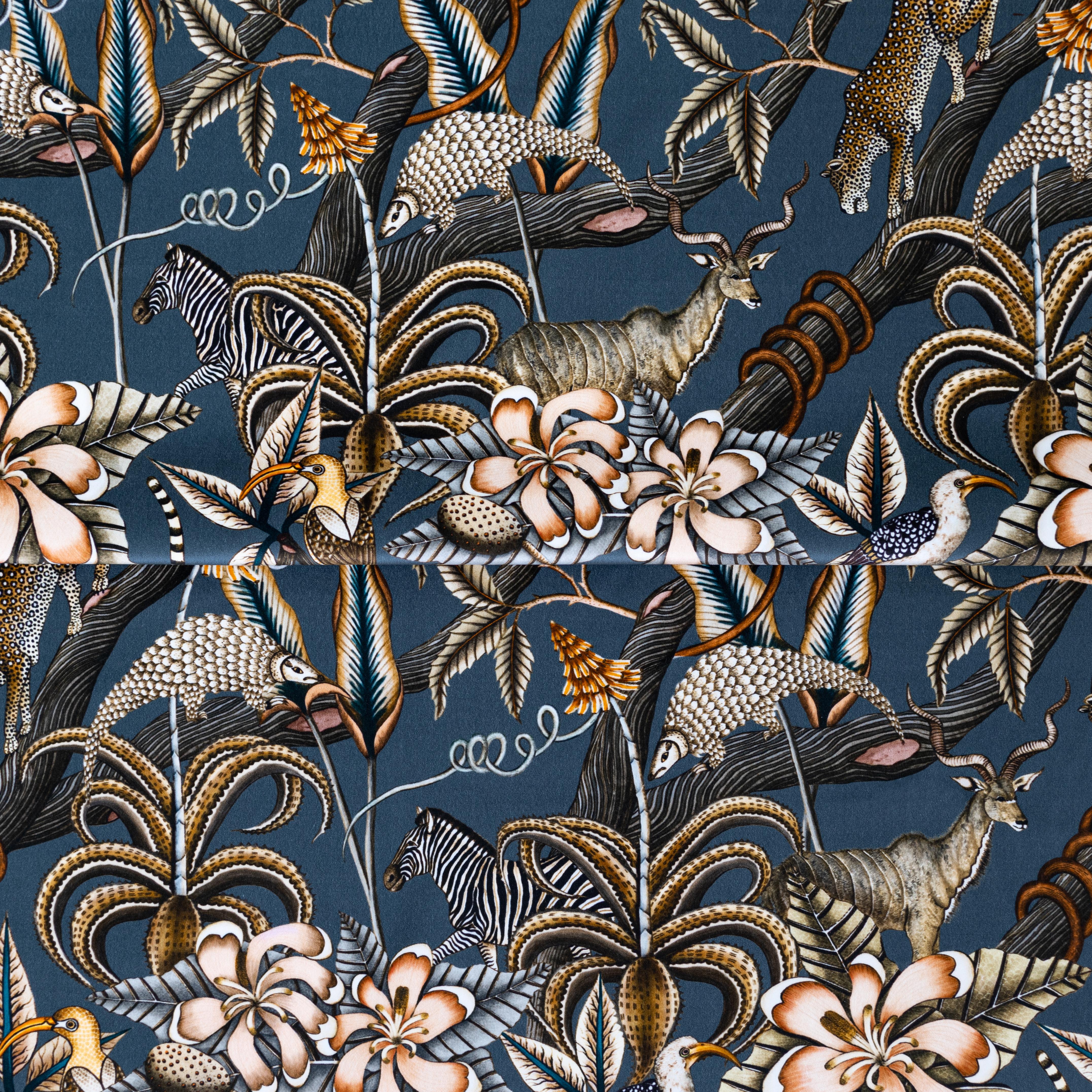 Pangolin Park Fabric - Velvet - Ash