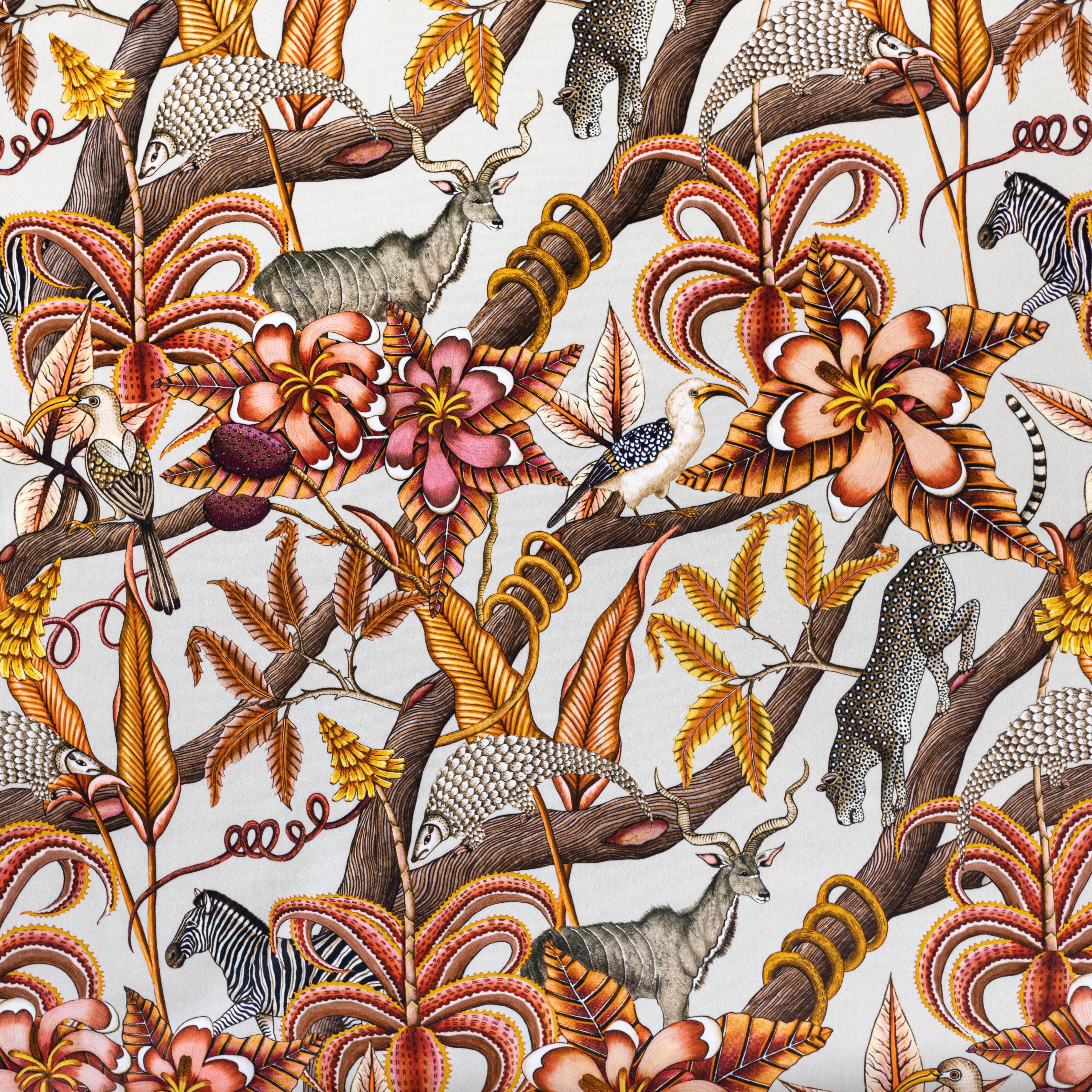 Pangolin Park Fabric - Velvet - Plum