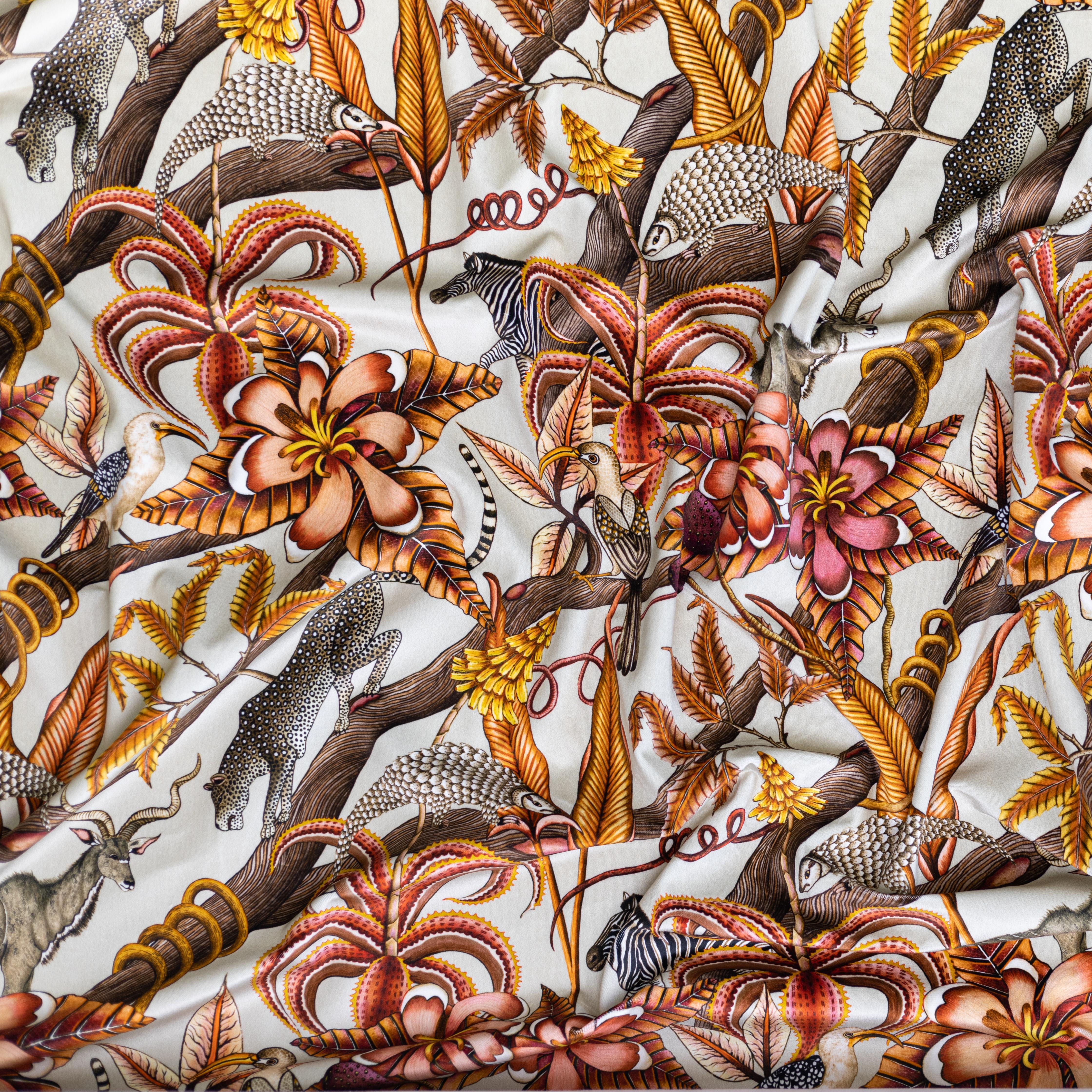 Pangolin Park Fabric - Velvet - Plum