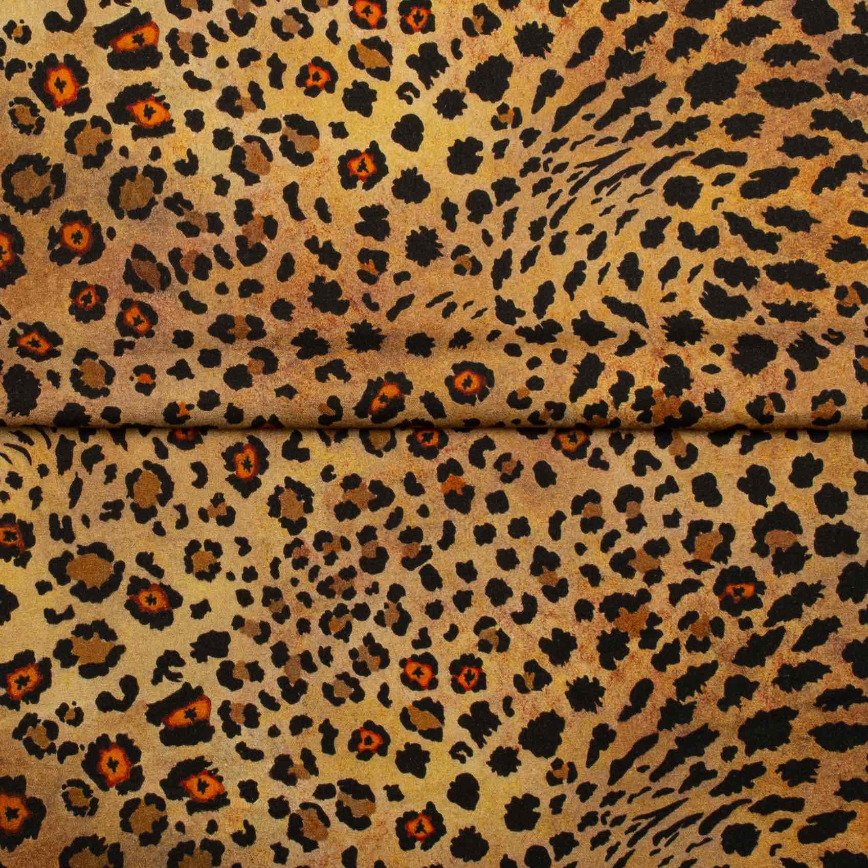 Safari Spot Fabric - Linen - Gold