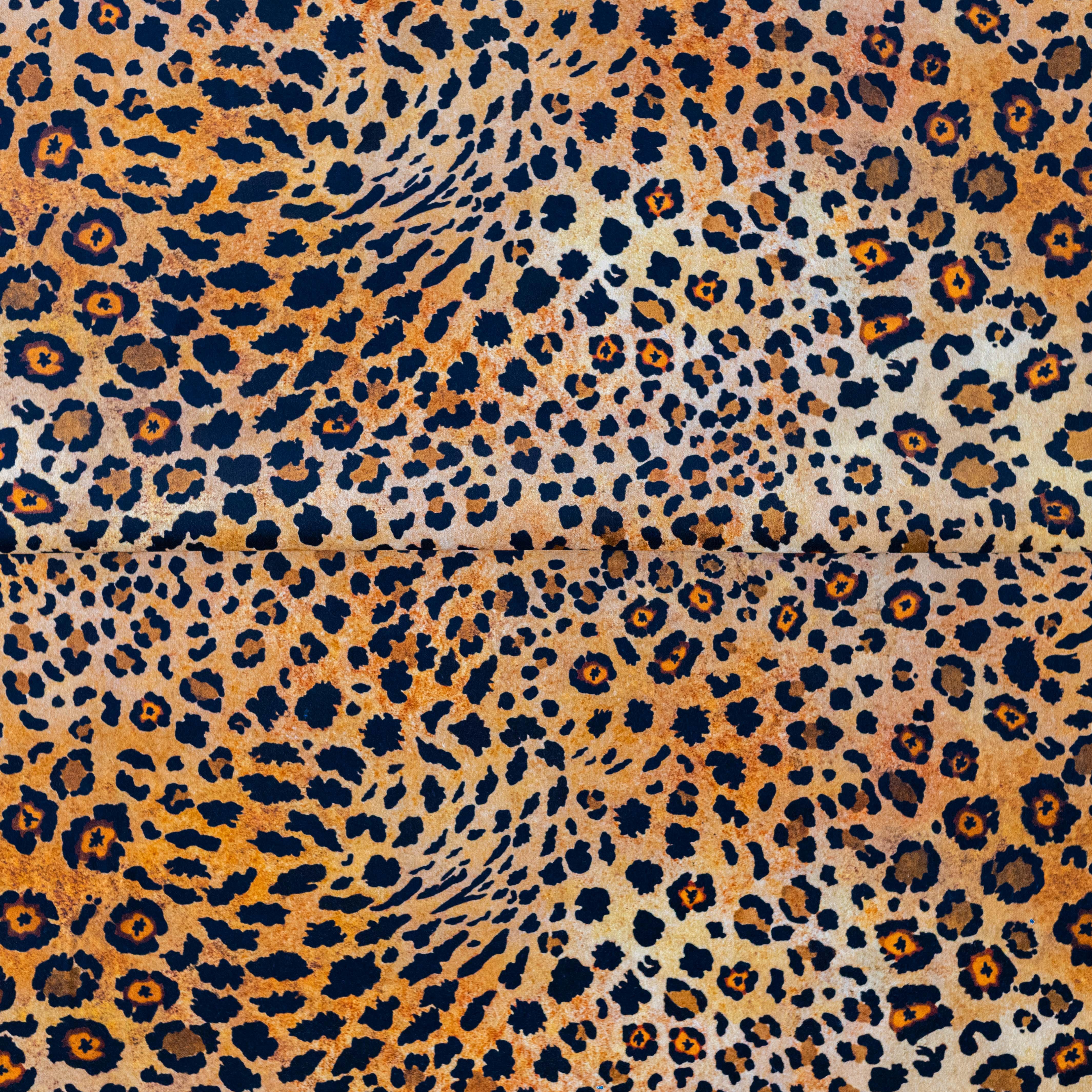 Safari Spot Fabric - Velvet - Gold