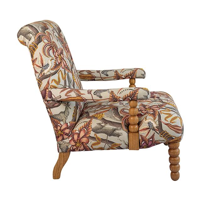 Kudu Pod Chair - Pangolin Park Plum - Sealed Oak