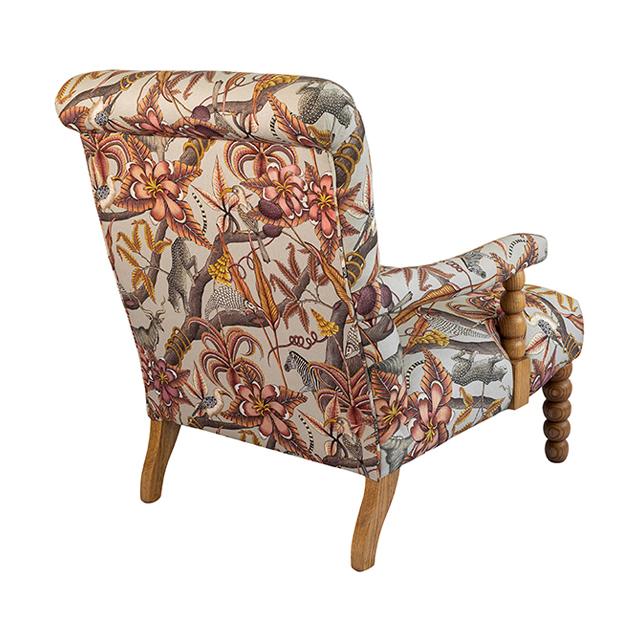 Kudu Pod Chair - Pangolin Park Plum - Sealed Oak
