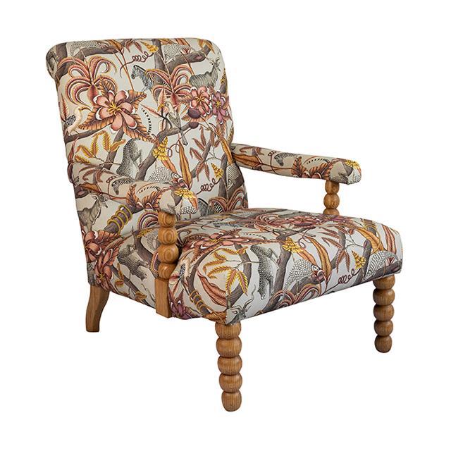 Kudu Pod Chair - Pangolin Park Plum - Sealed Oak