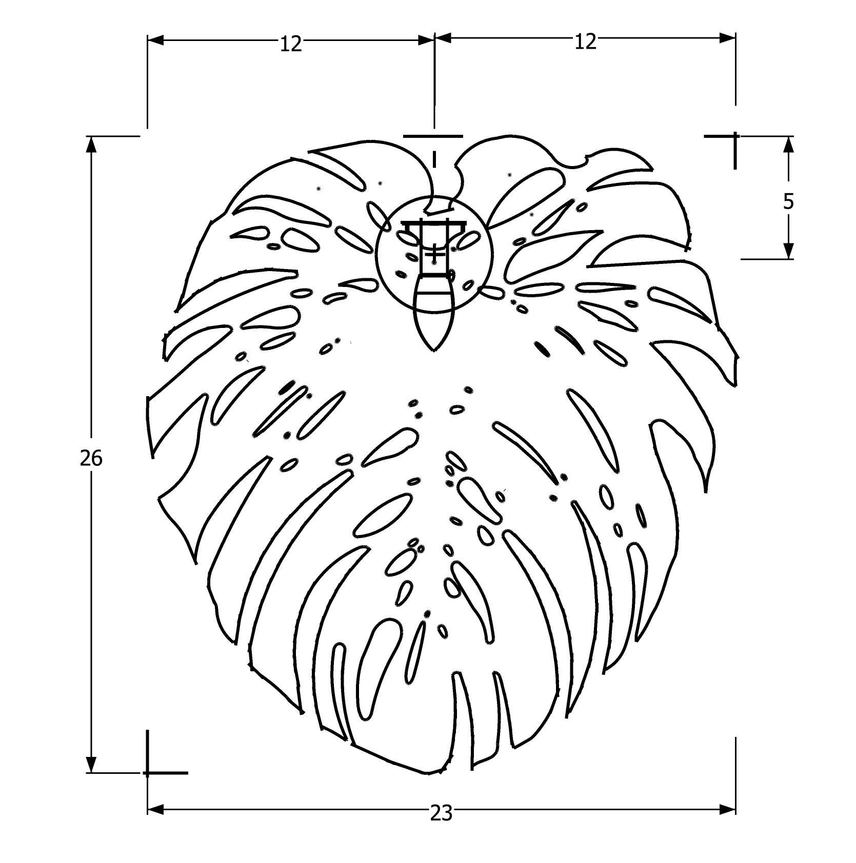 Delicious Wall Sconce - Black Leather