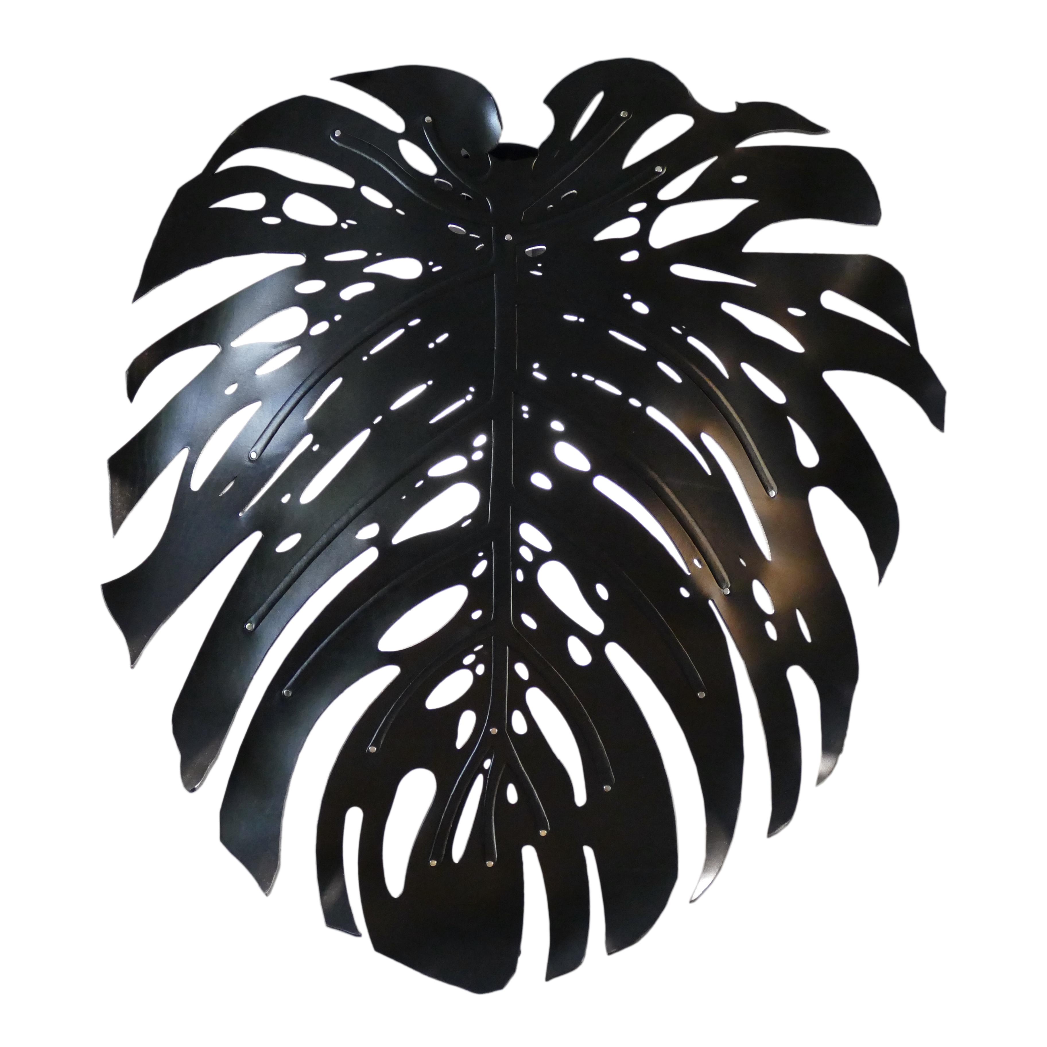 Delicious Wall Sconce - Black Leather