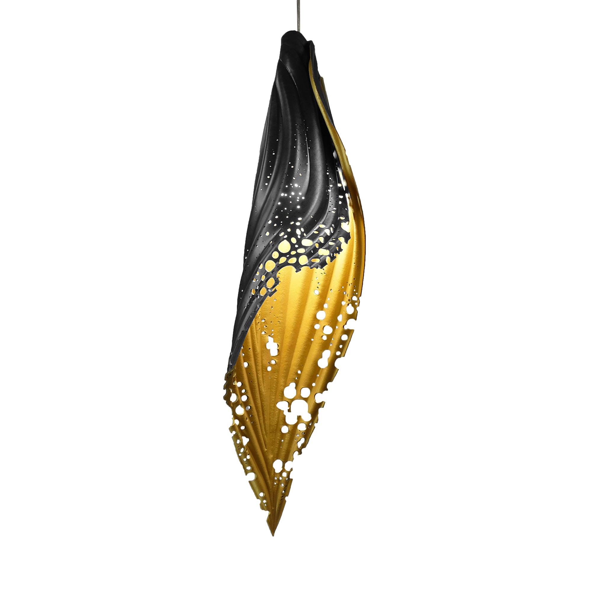 Pierced Blade Light - Large - Black/Gold