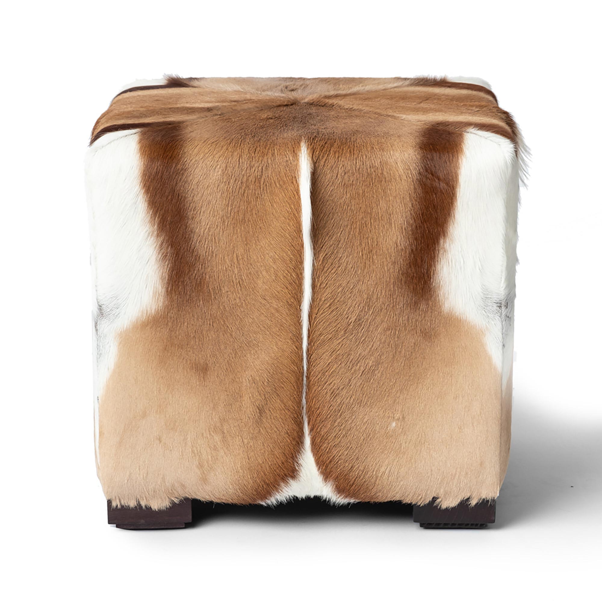 Springbok Hide Cube Ottoman