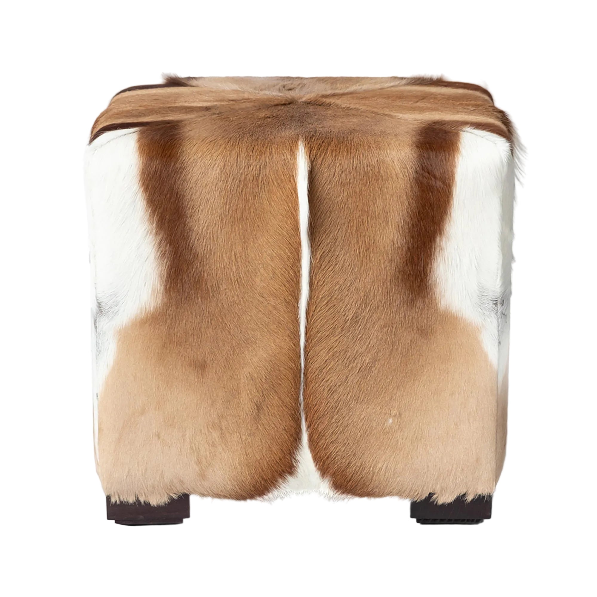 Springbok Hide Cube Ottoman