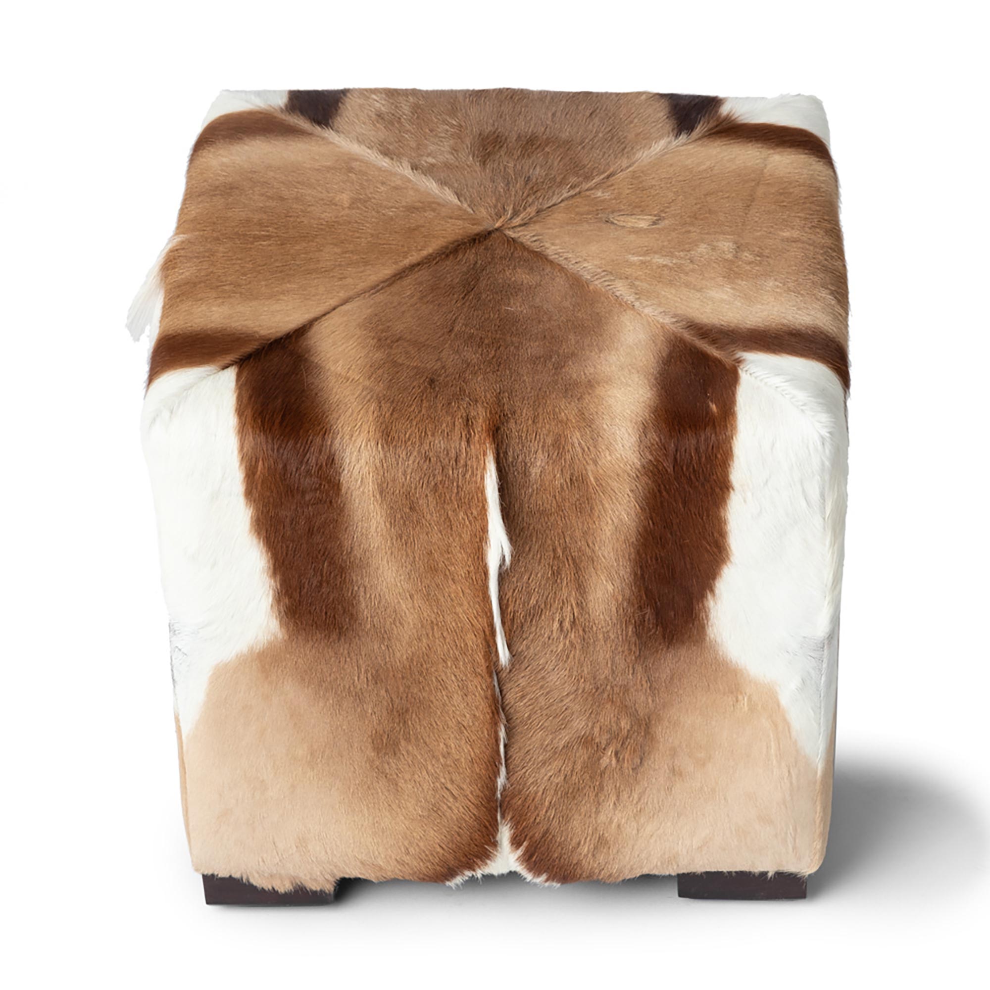 Springbok Hide Cube Ottoman