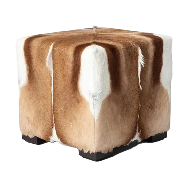 Springbok Hide Cube Ottoman