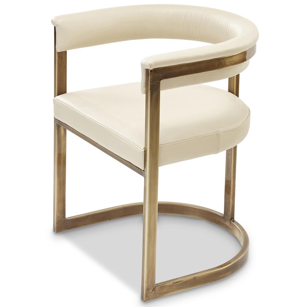 Agate Dining Chair - Bronzed Steel