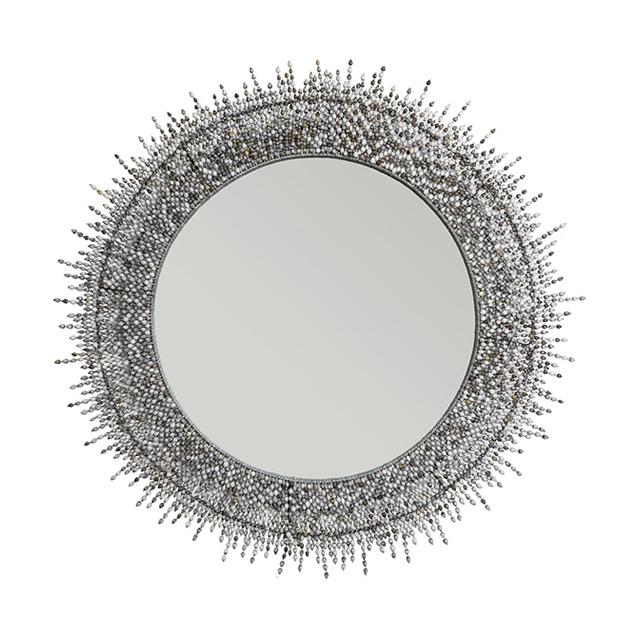 Imfibinga Bead Round Mirror
