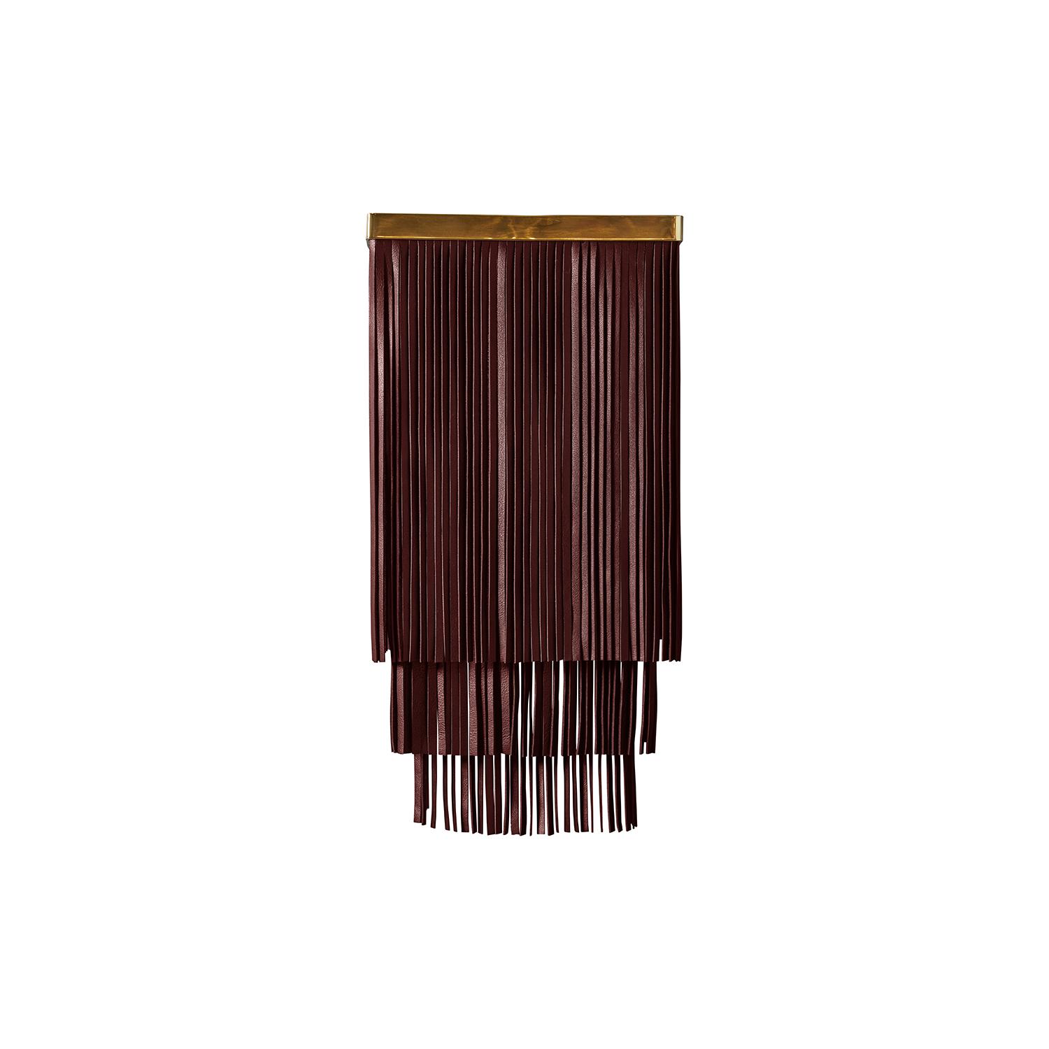 Ndidi Wall Sconce - Brass - NeKeia Leather