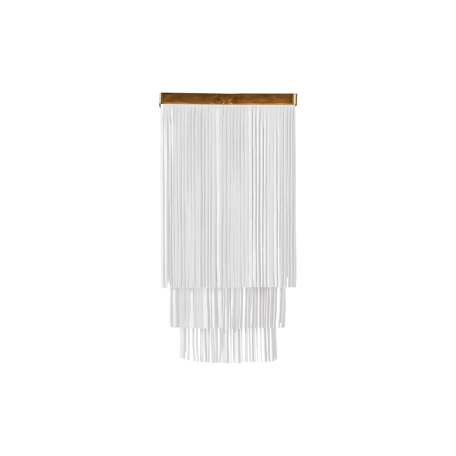 Ndidi Wall Sconce - Brass - Premium Leather