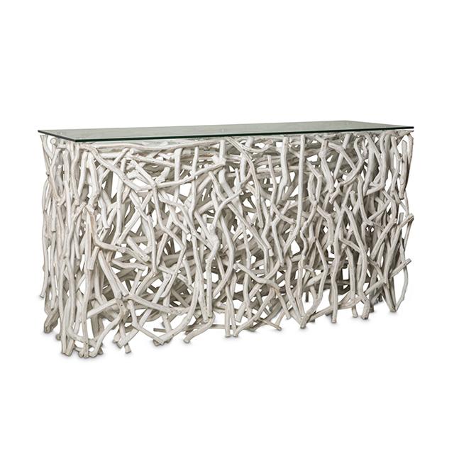 Twig Console Table - Whitewash