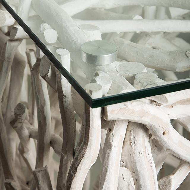 Twig Console Table - Whitewash