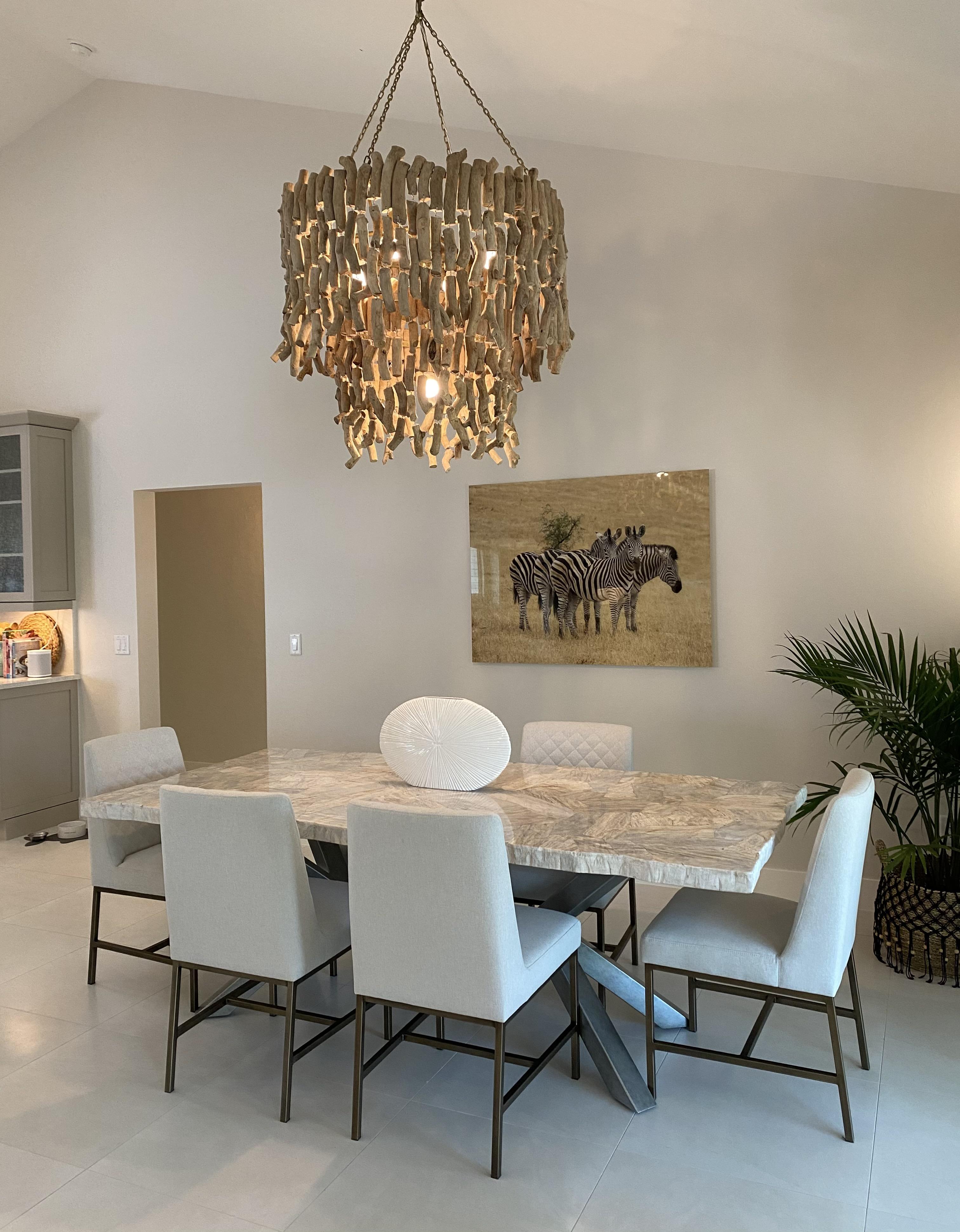 Wiggle Wood Chandelier