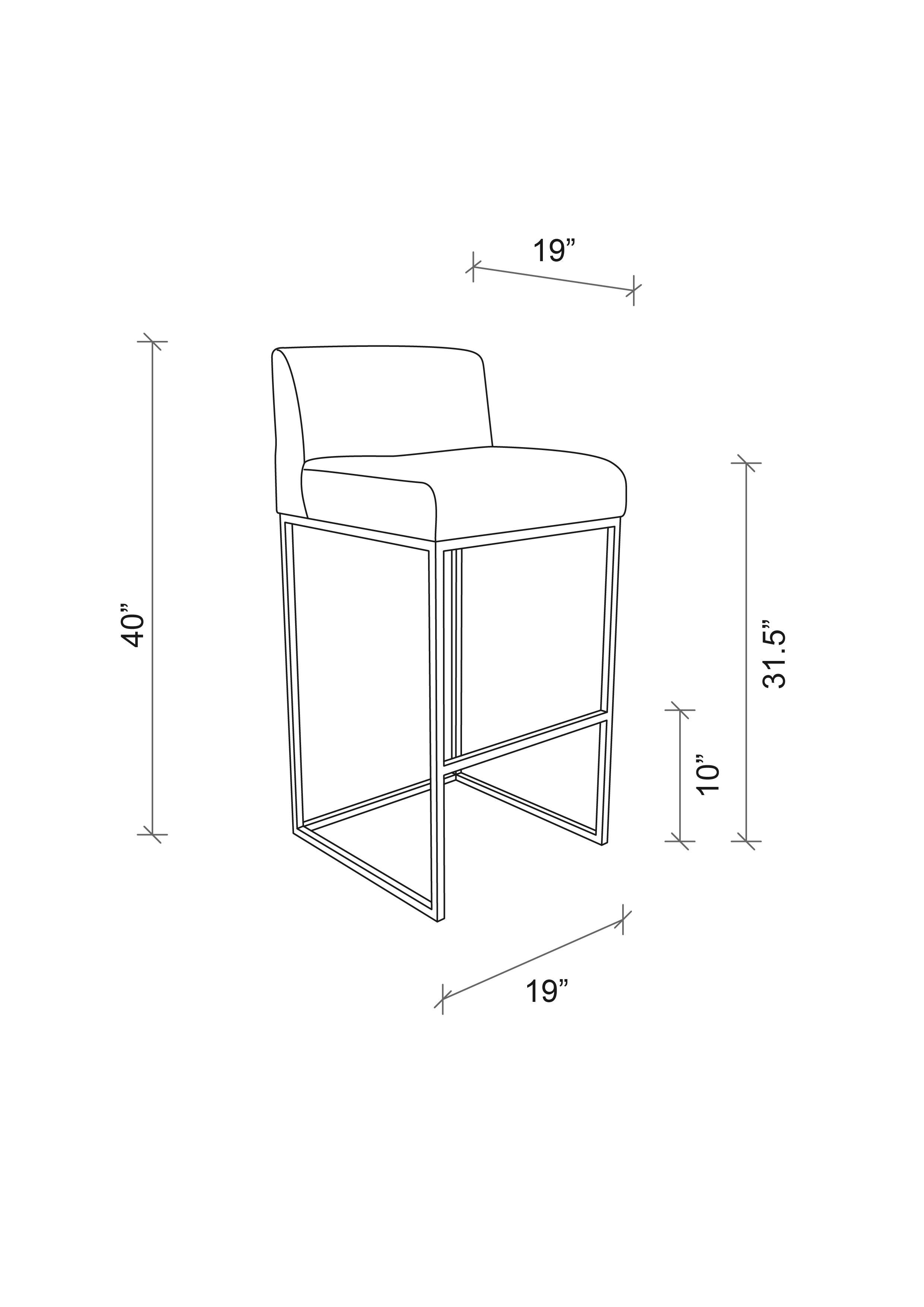 Zebra Hide Bar Stool