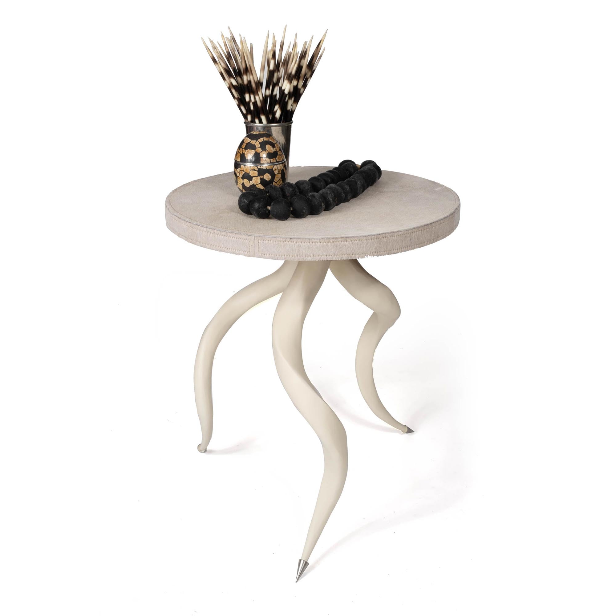 Cream Kudu Horn Table