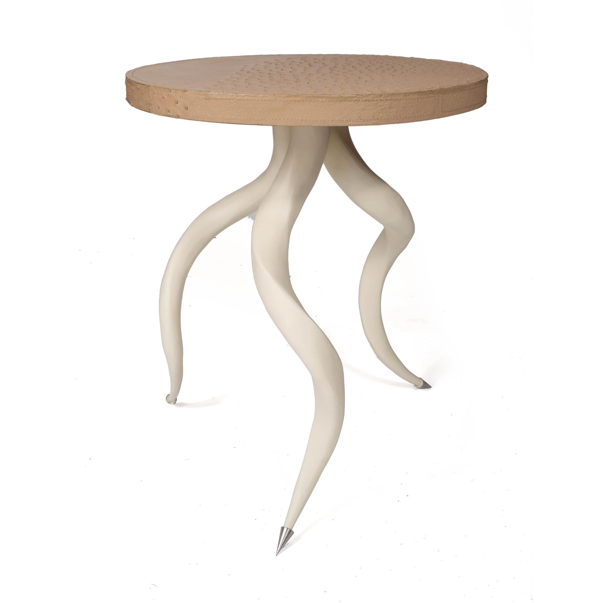 Cream Kudu Horn Table