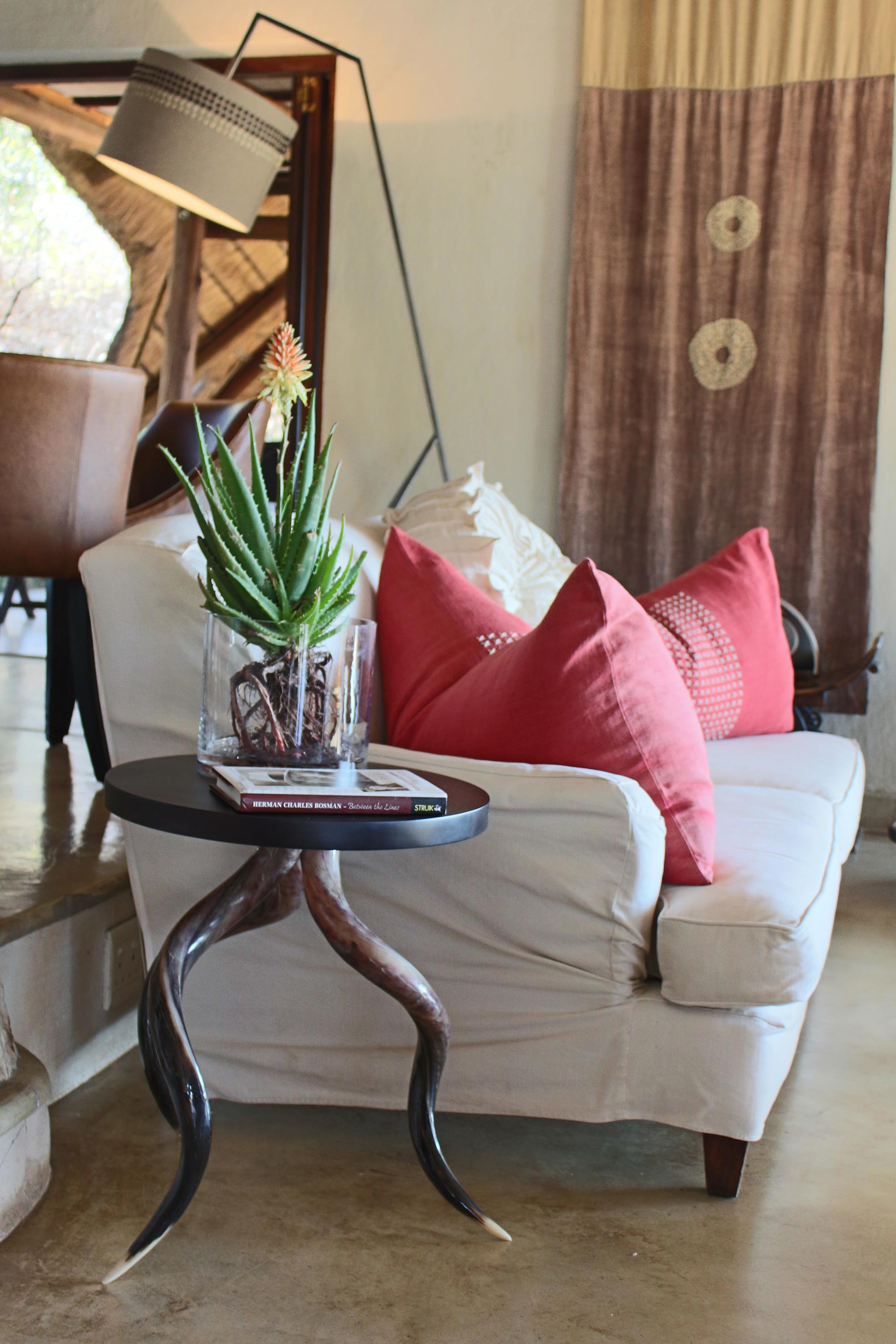 Polished Kudu Horn Table