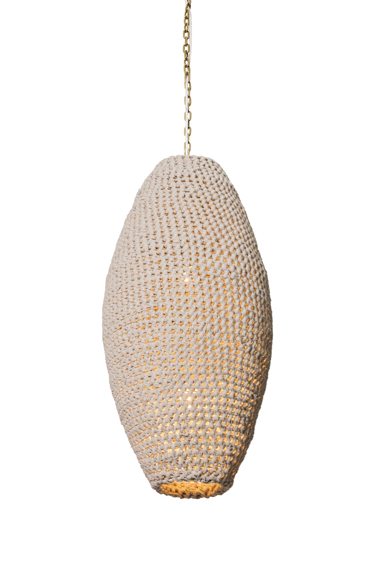 Crocheted Leather Pod - Large