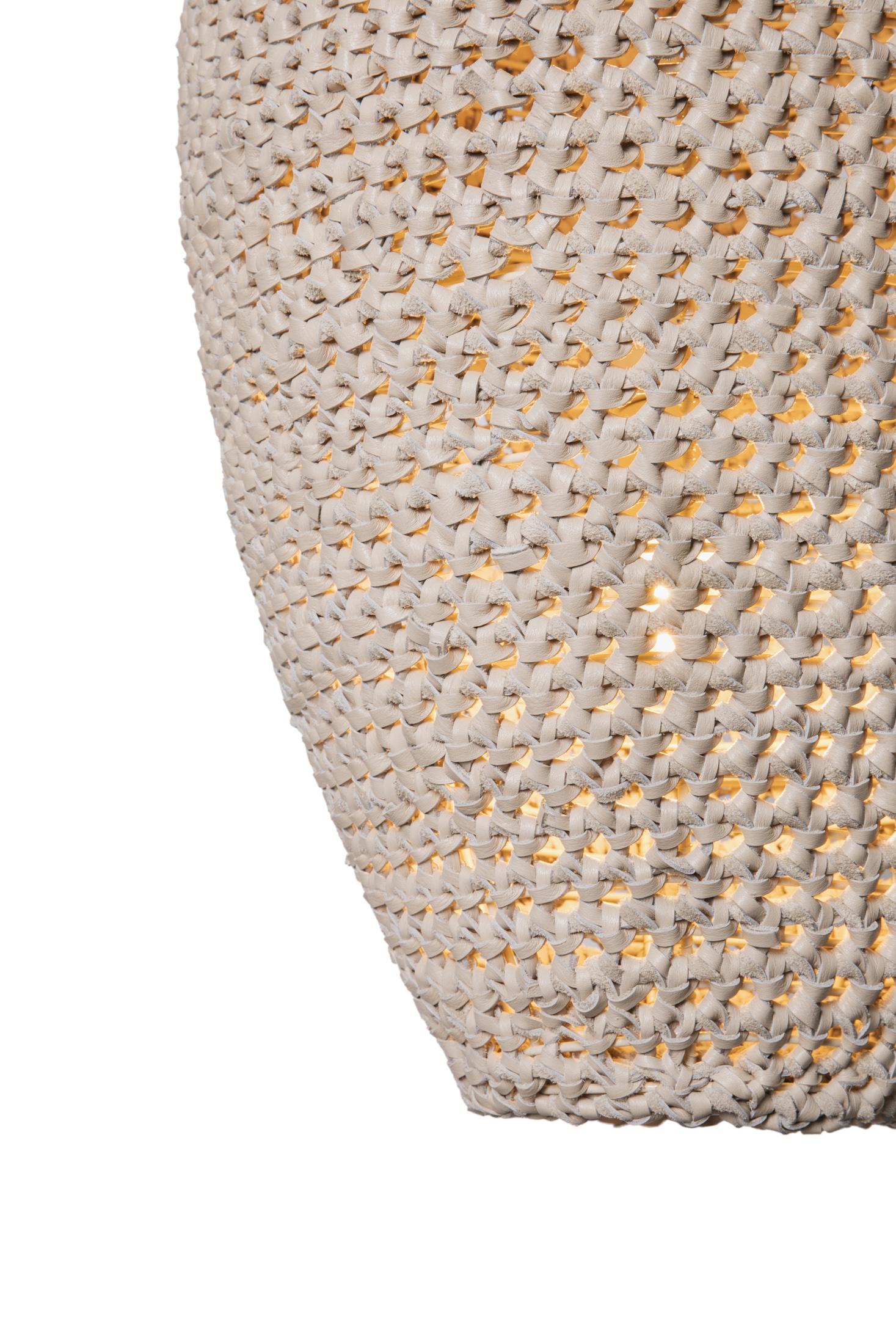 Crocheted Leather Pod - Large