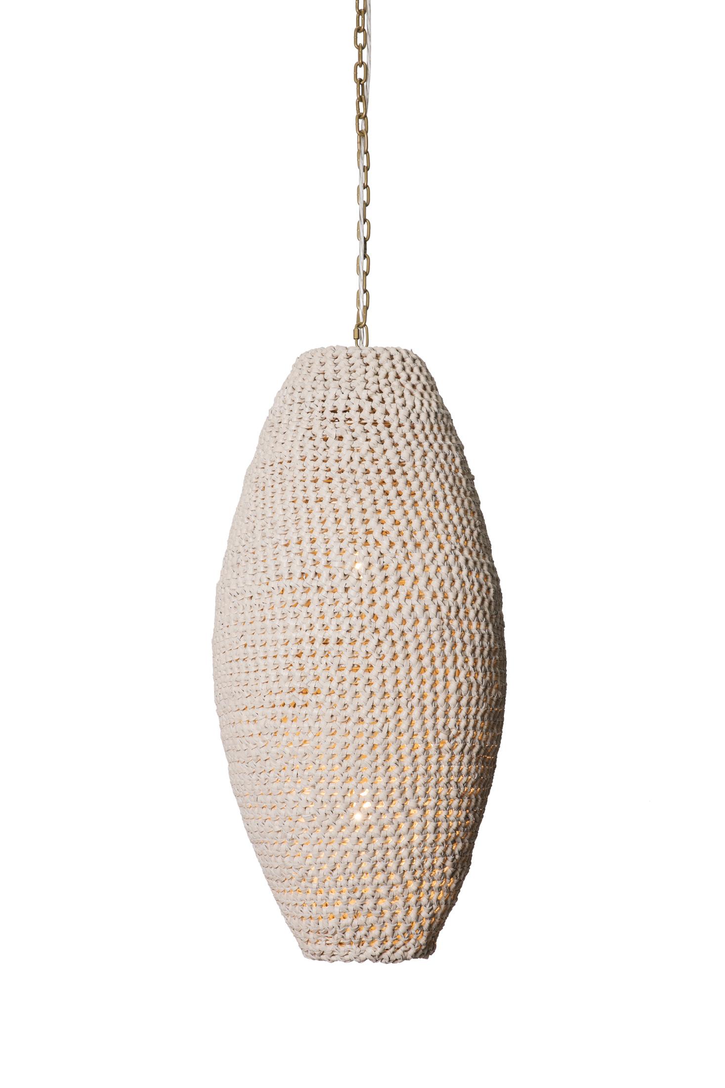 Crocheted Leather Pod - Large