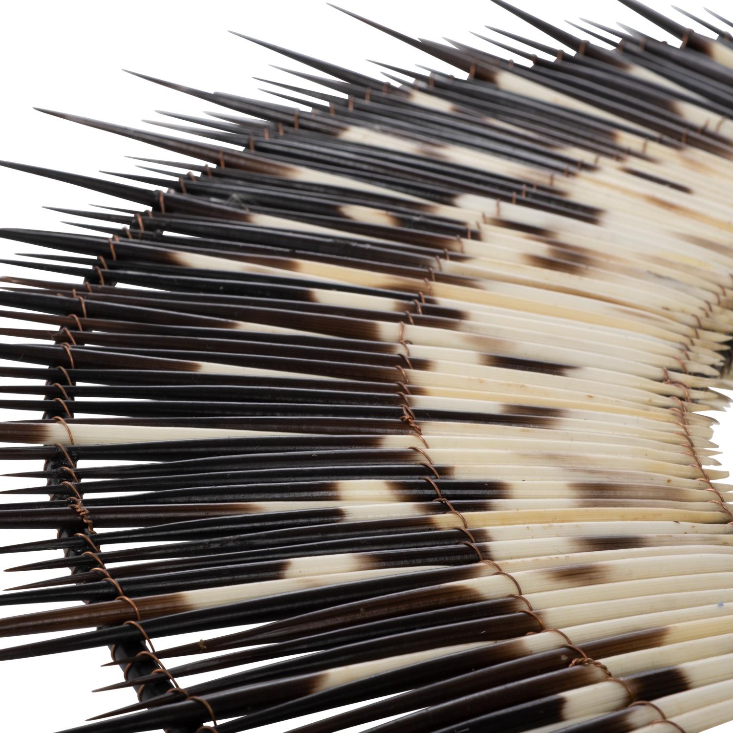 Porcupine Quill Round Mirror - Small