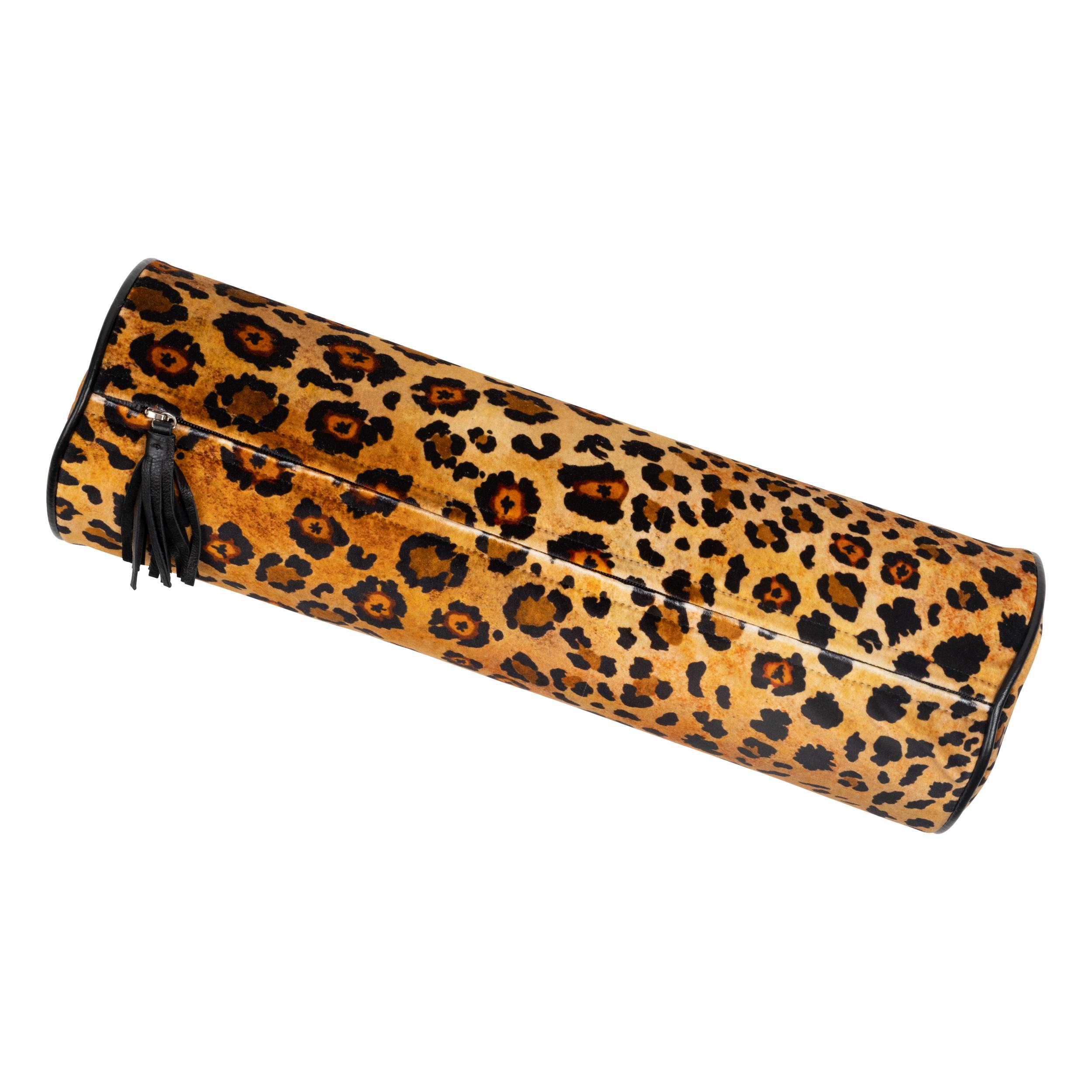 Safari Spot Bolster Pillow - Velvet - Gold