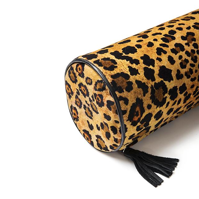 Safari Spot Bolster Pillow - Velvet - Gold