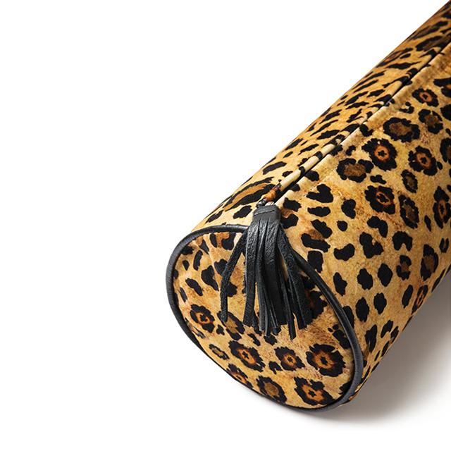 Safari Spot Bolster Pillow - Velvet - Gold