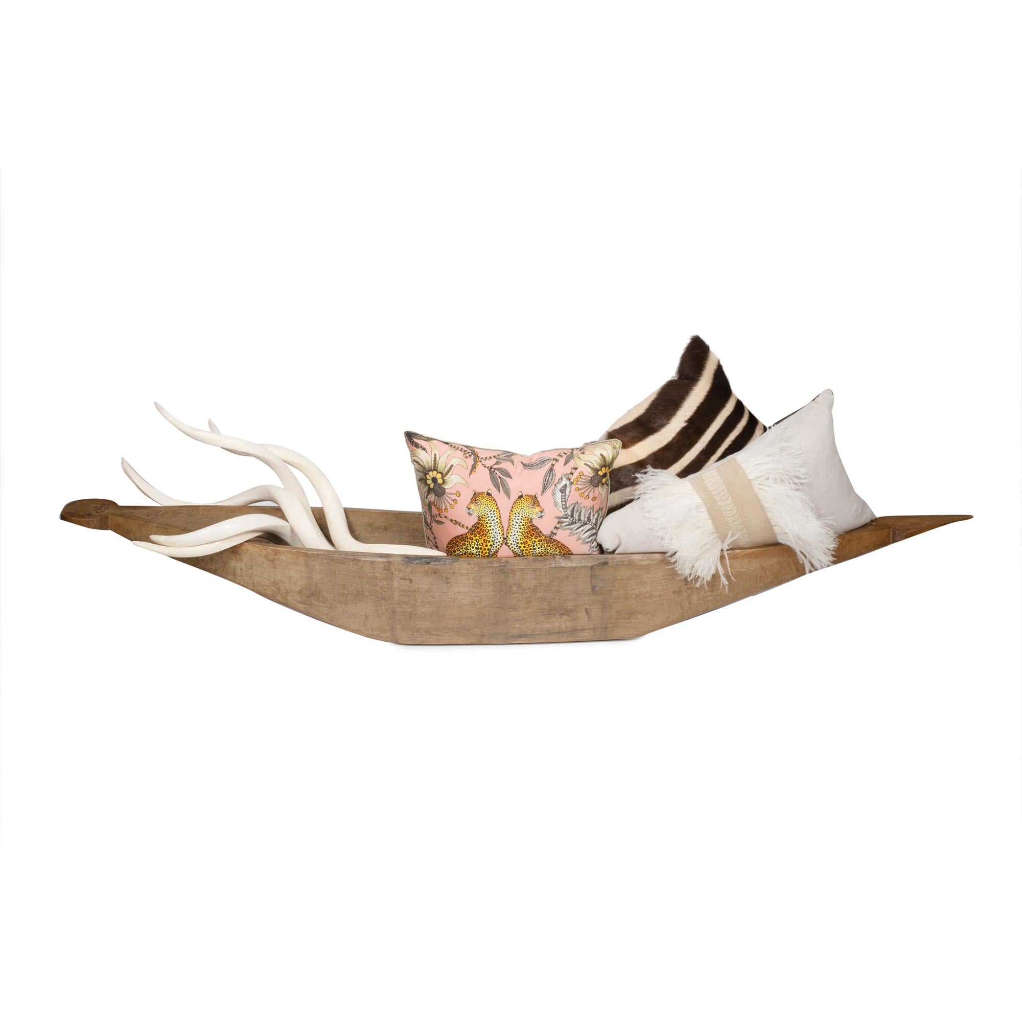 Zebra Hide Pillow - Rectangle