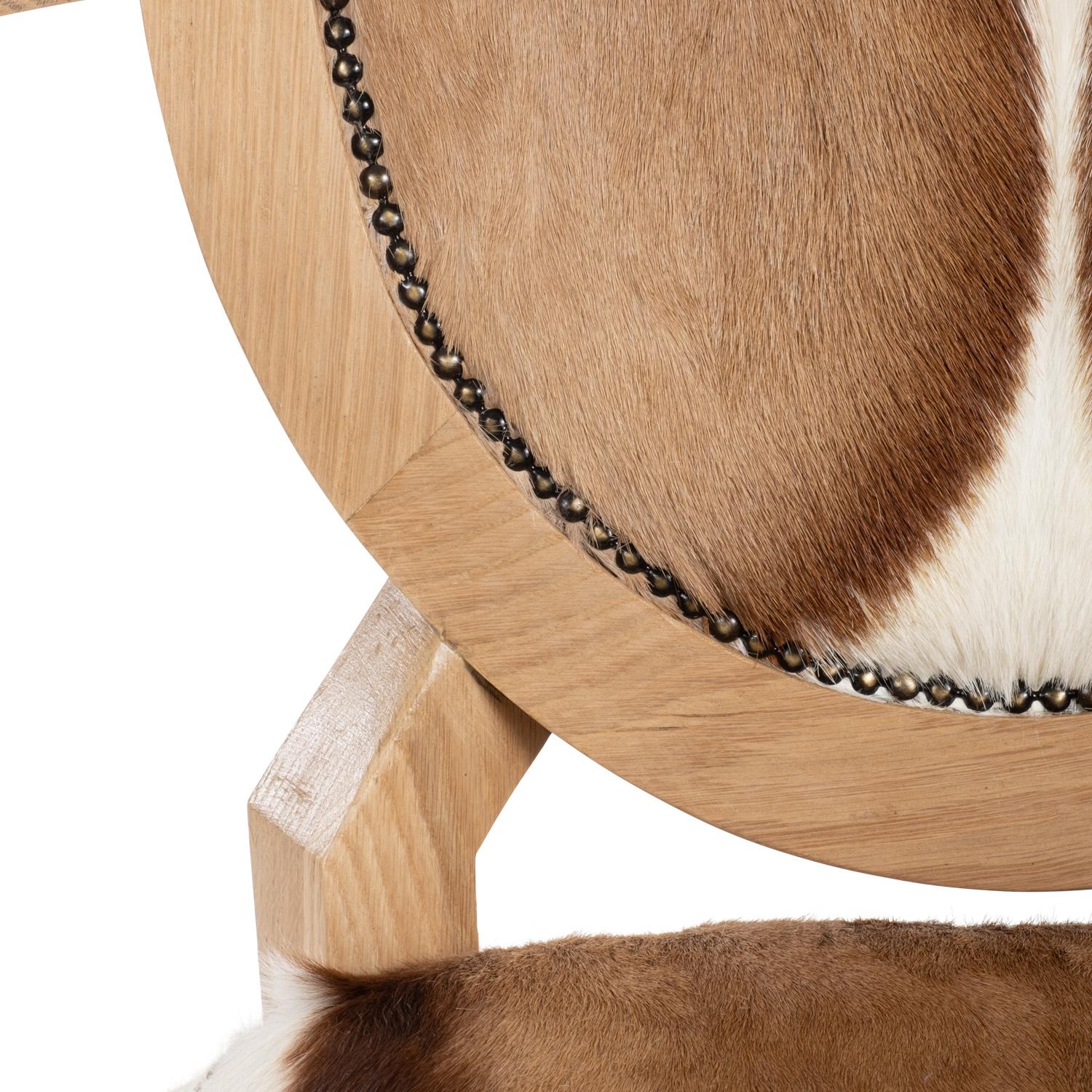 Springbok Hide Manhattan Chair