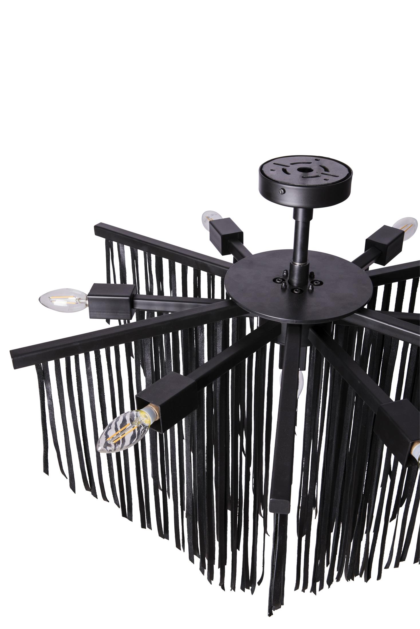 Small Starling Leather Chandelier