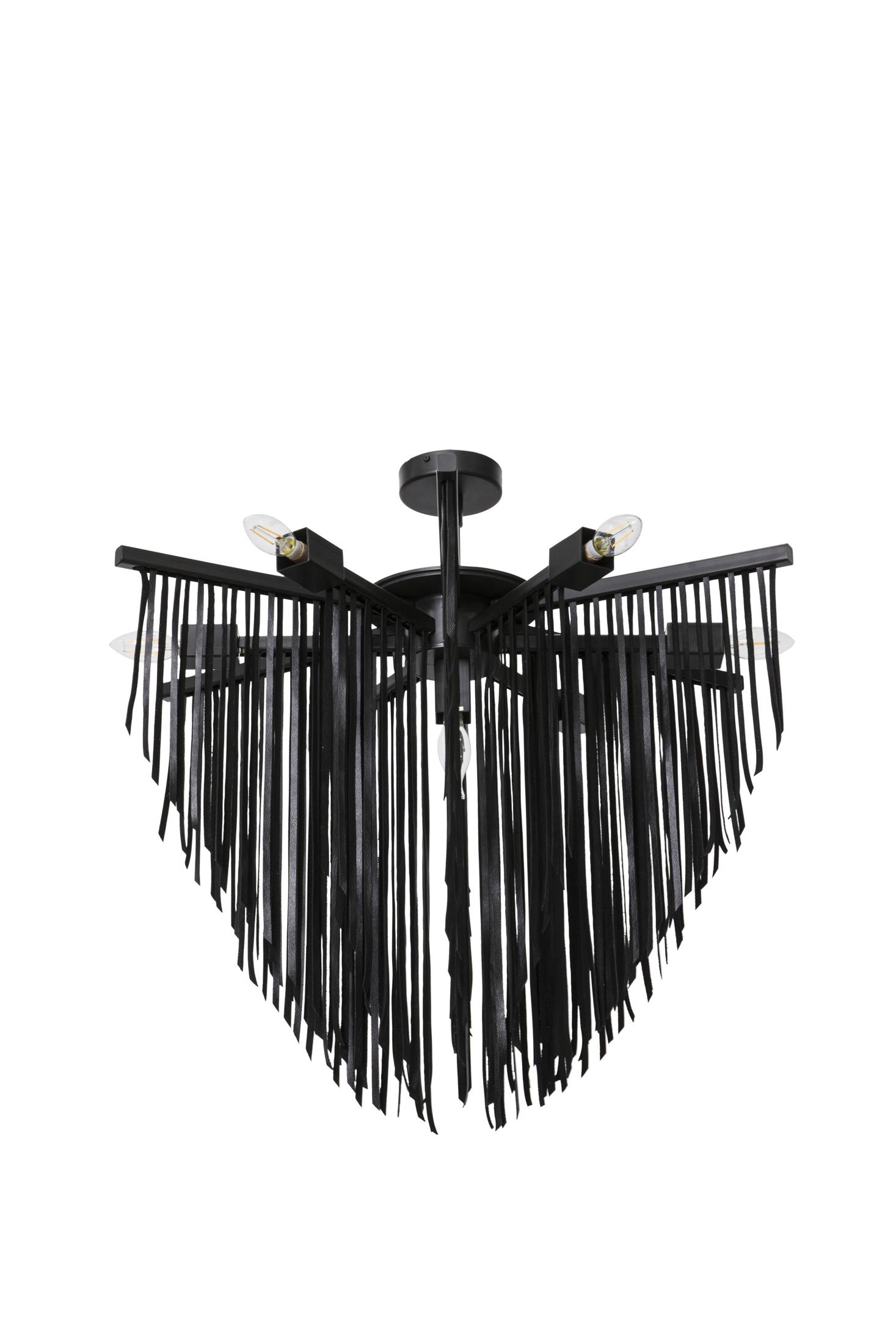 Small Starling Leather Chandelier