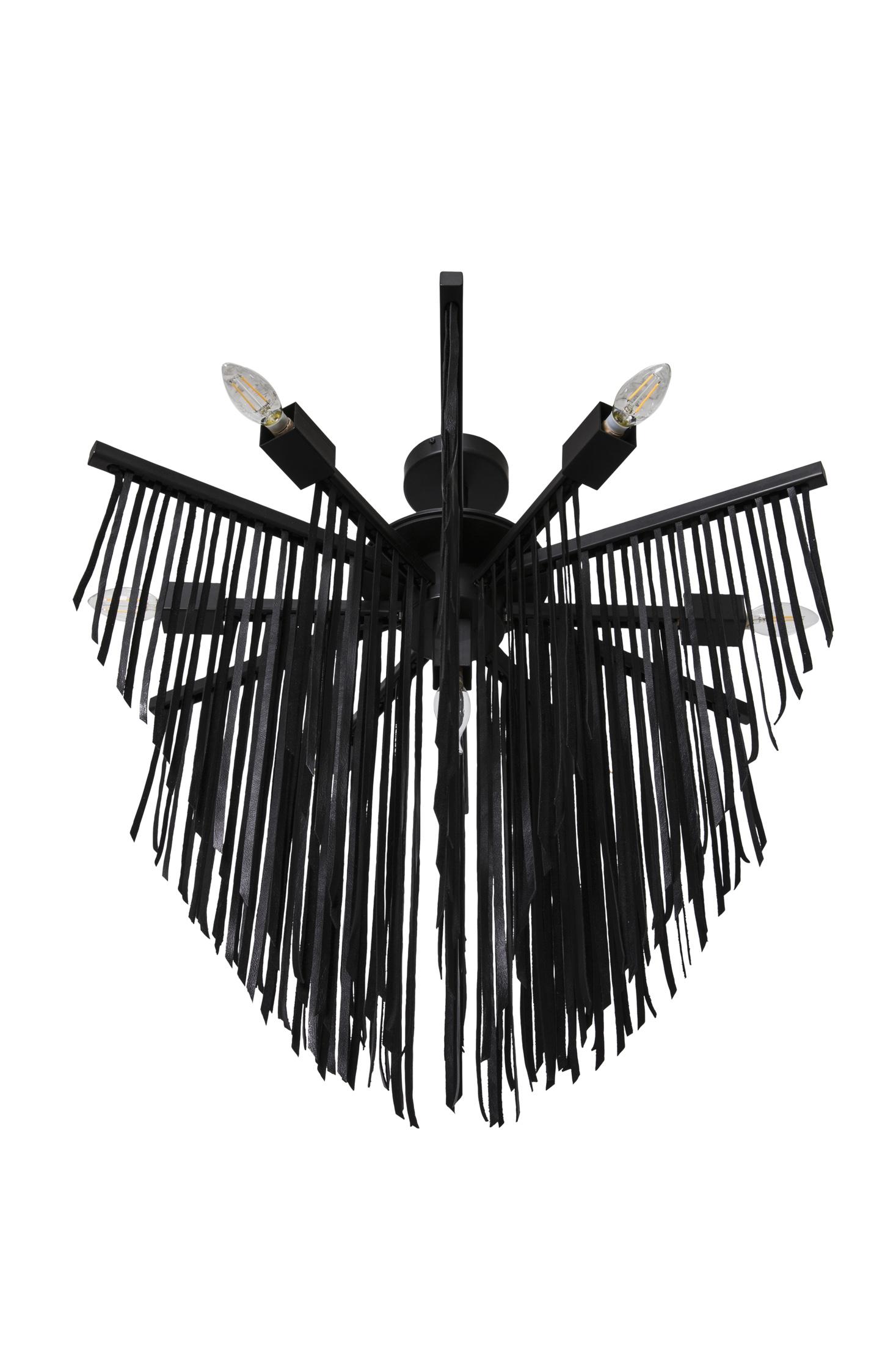 Small Starling Leather Chandelier