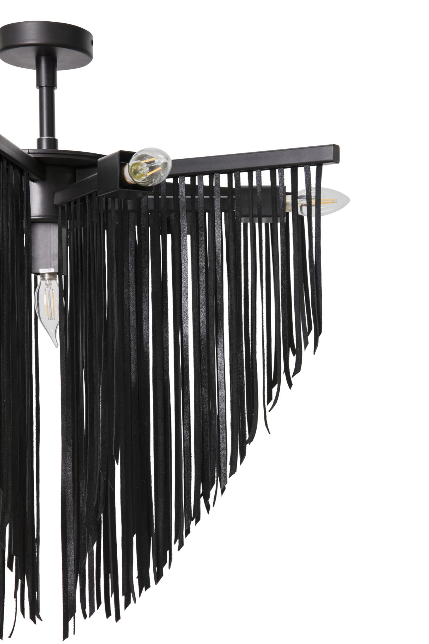 Small Starling Leather Chandelier