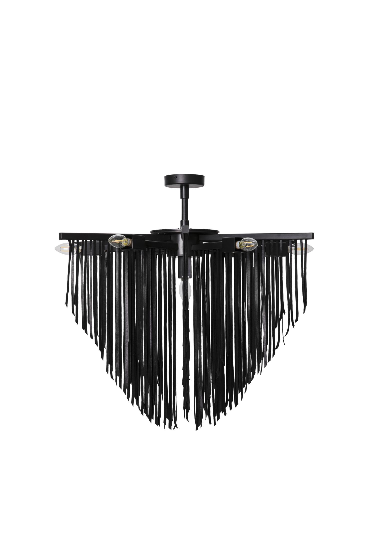 Small Starling Leather Chandelier