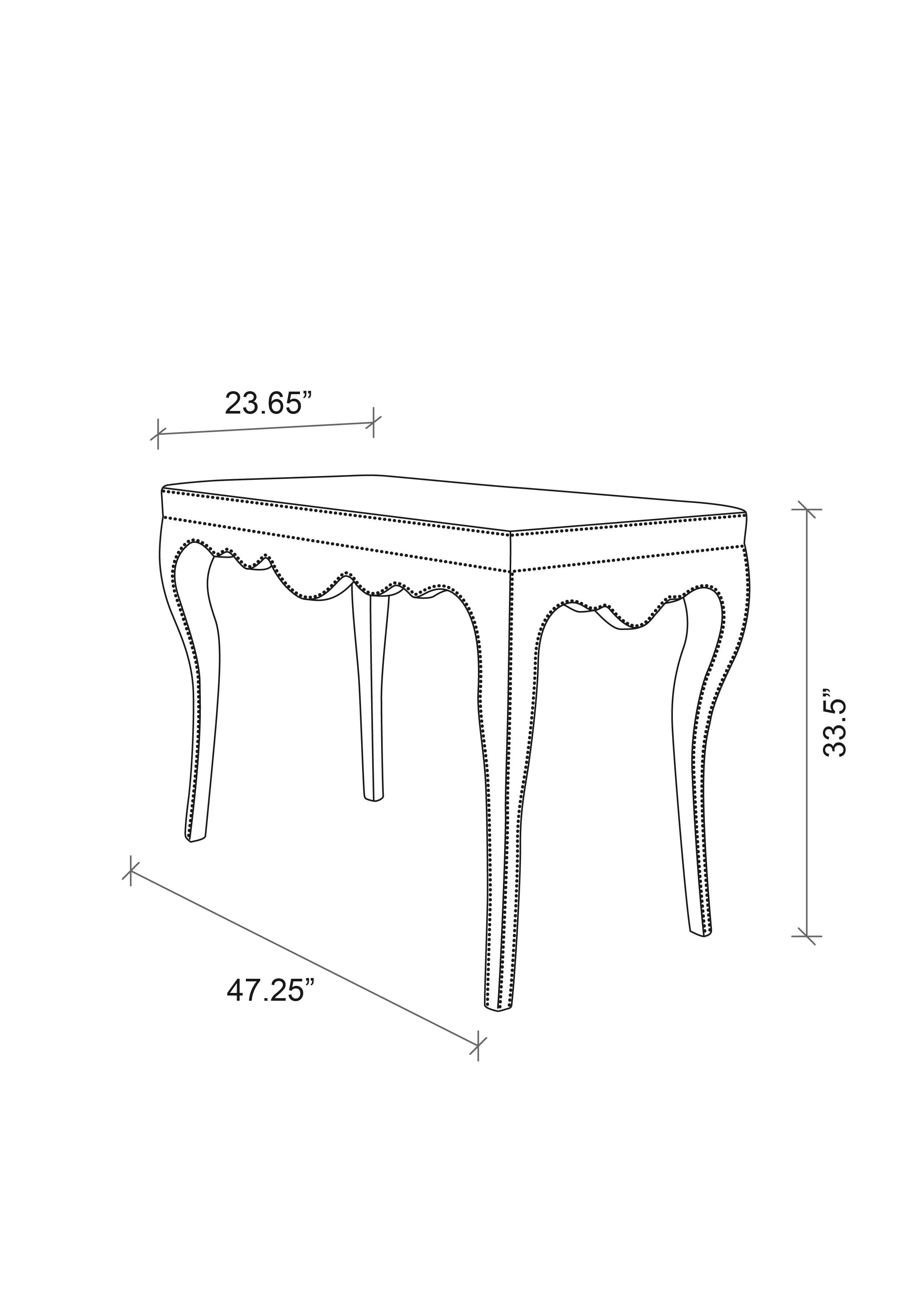 Nyala Table - Thanda Tortoise - Silver