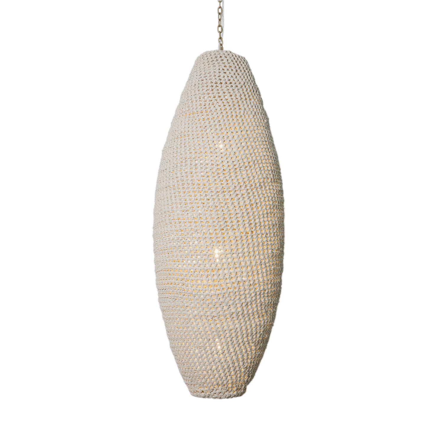 Crochted Leather Pod - Extra Large
