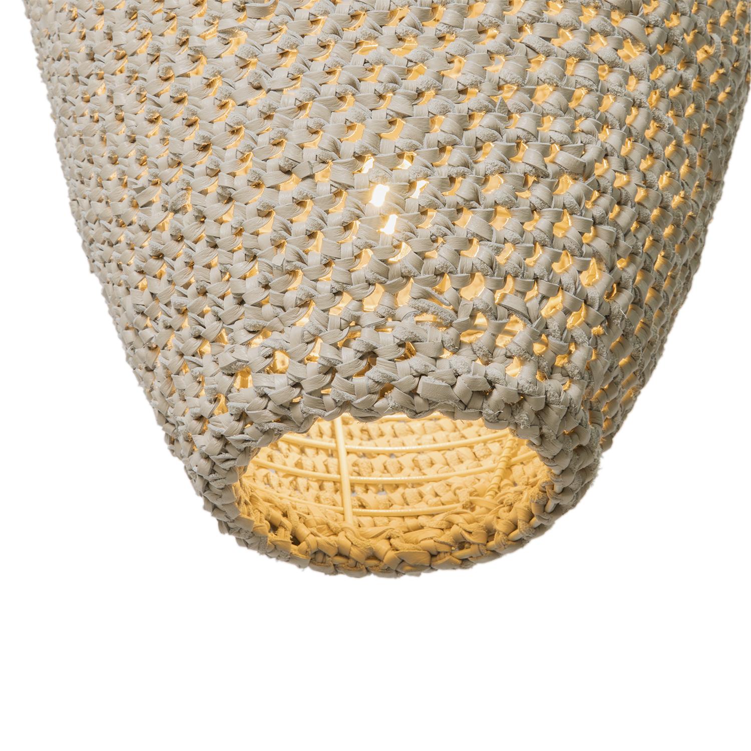 Crochted Leather Pod - Extra Large
