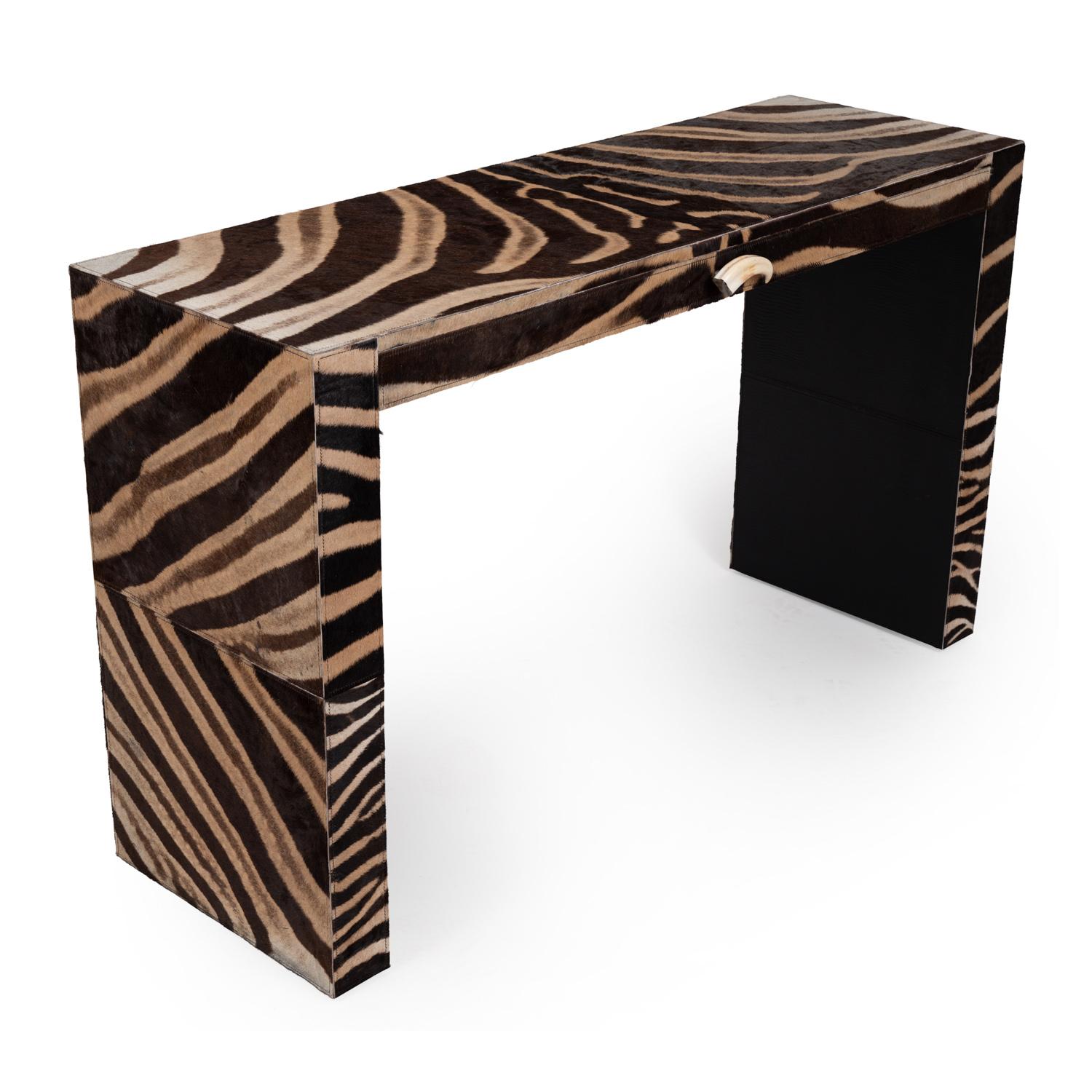 Zebra Hide Console / Desk
