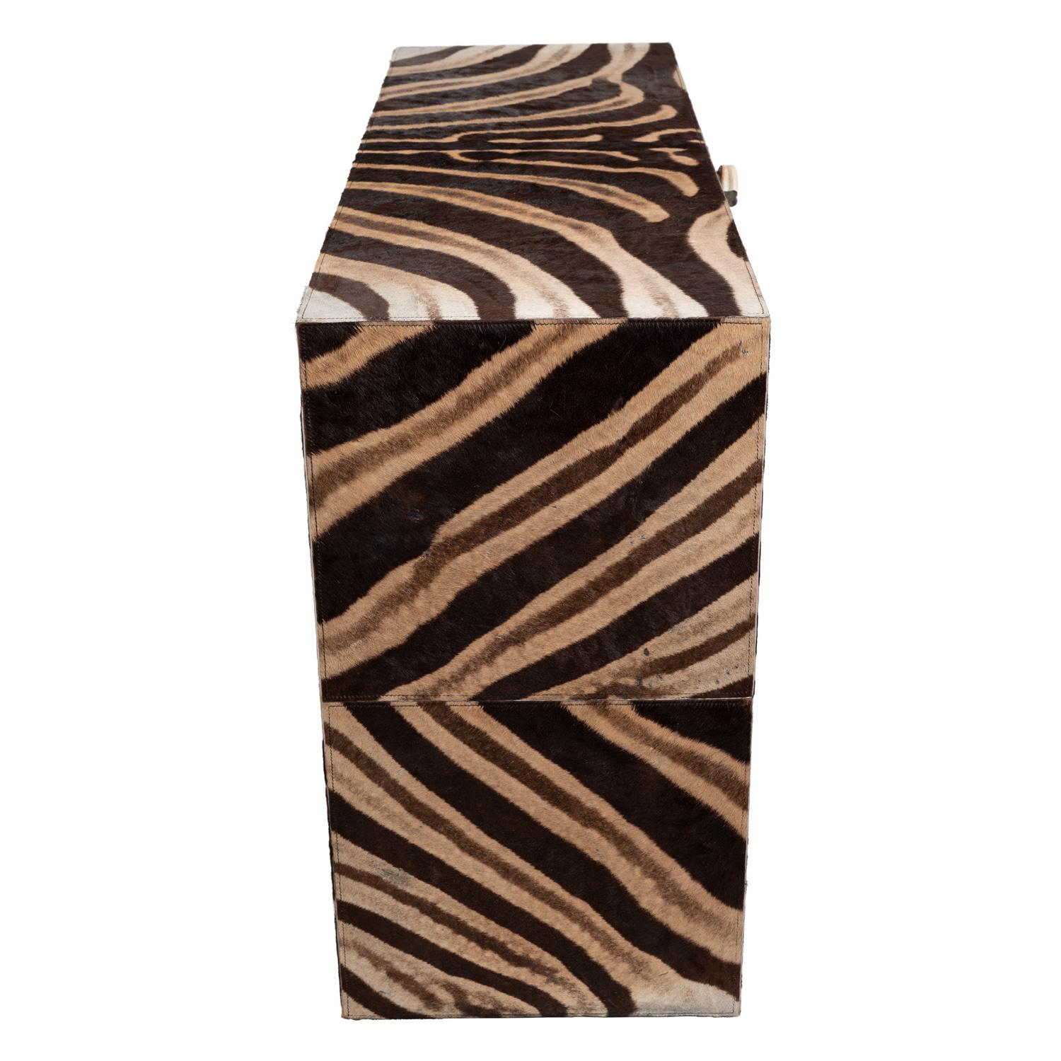 Zebra Hide Console / Desk
