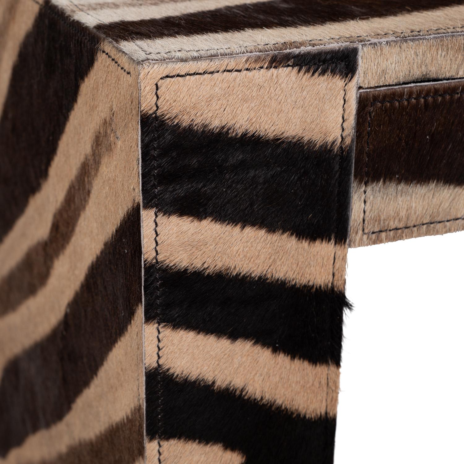 Zebra Hide Console / Desk