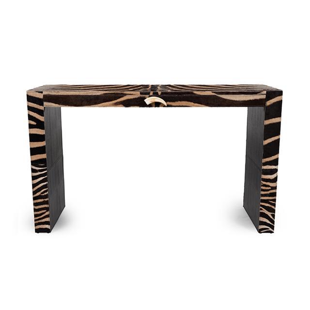 Zebra Hide Console / Desk