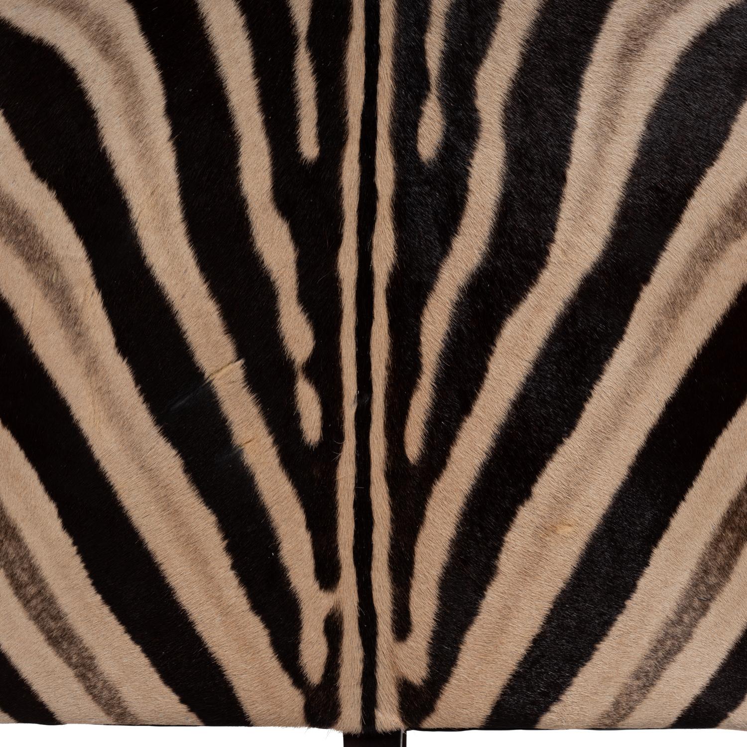 Zebra Hide Settee